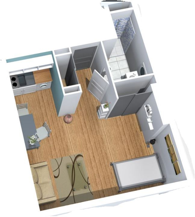 Appartement T1 – 30 m² – TOURS