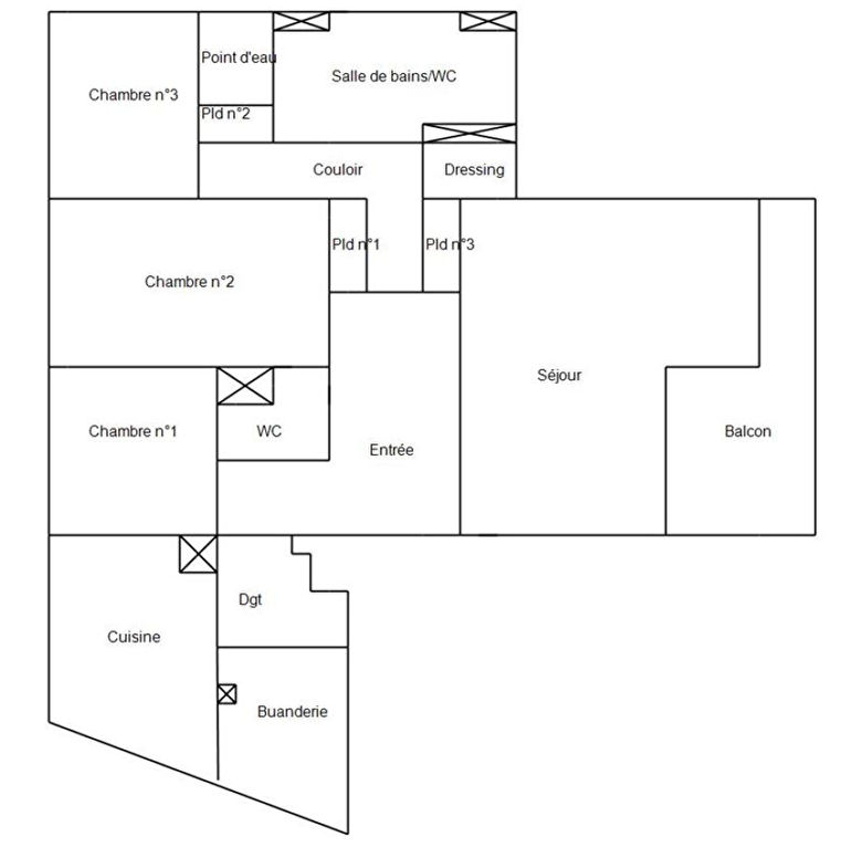 Appartement T4 – 120 m² – TOURS