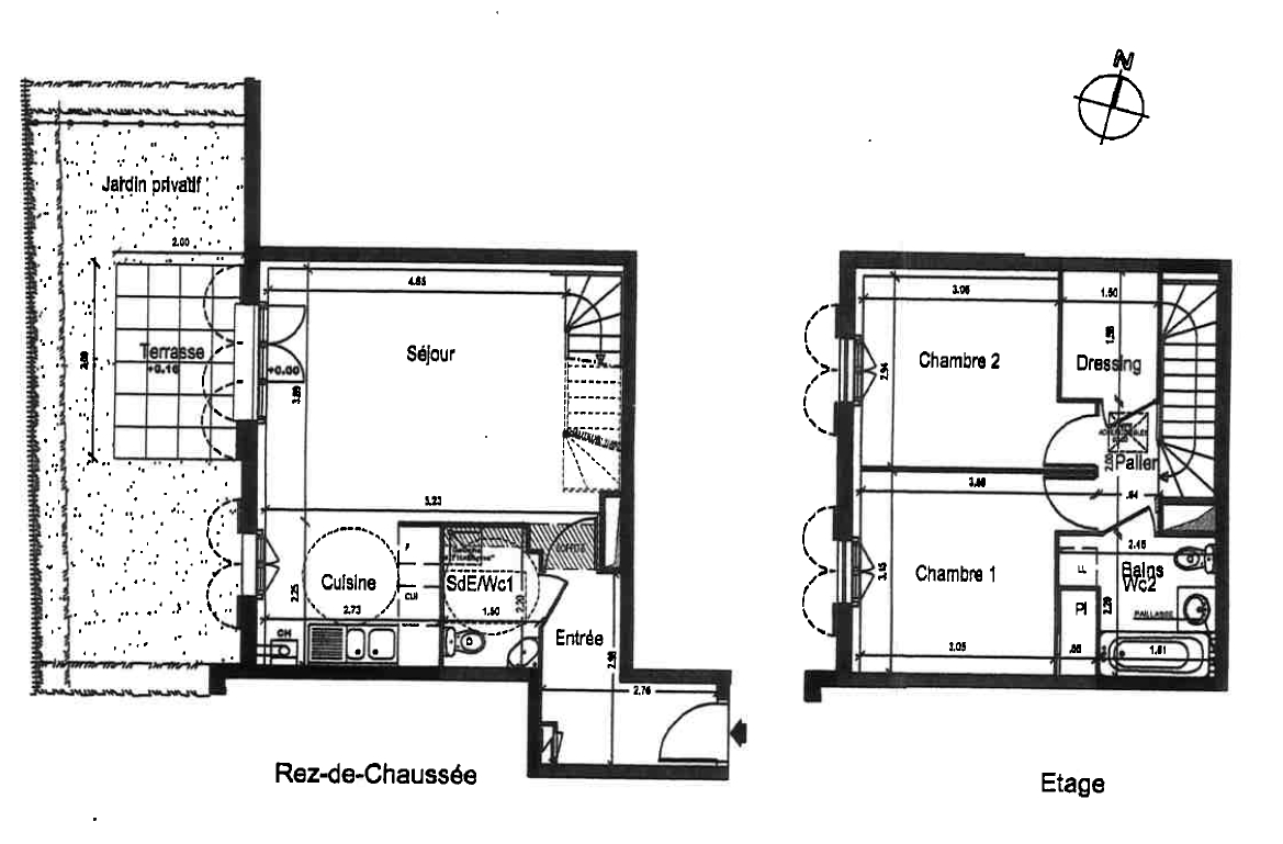Appartement T3 – 65.38 m² – SAINT AVERTIN